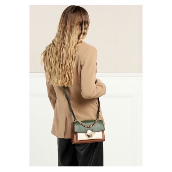 New! Marc Jacobs Tuck Lock Pebbled Leather Crossbody Shoulder Bag in Rose Dust - Picture 4 of 11